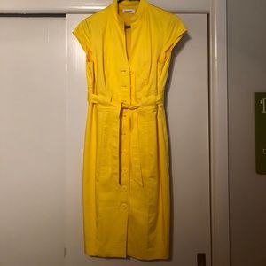 Calvin Klein cap sleeve dress